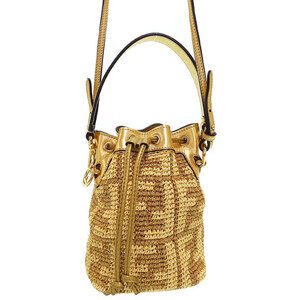 Fendi Mon Tresor Drawstring Bucket 2way Shoulder Bag